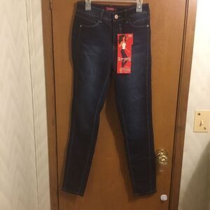 YMI Slim- Her High waisted Dark Wash Skinny Jeans 5